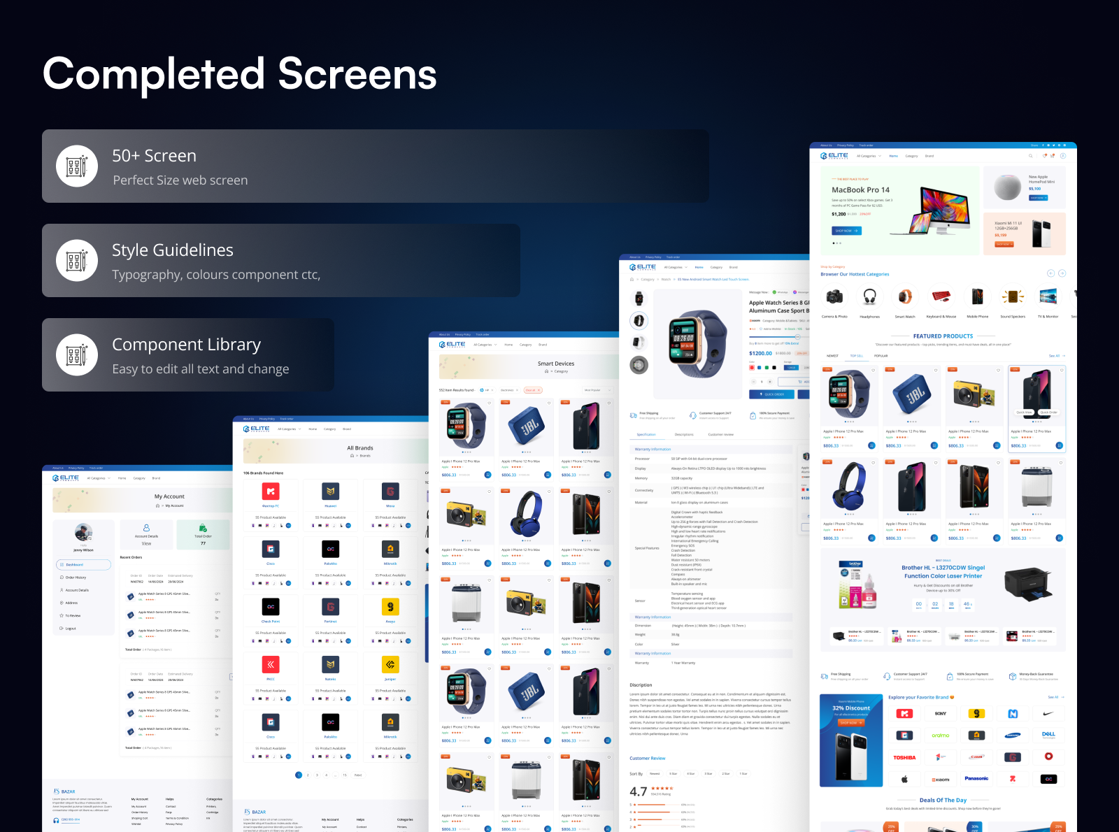 eCommerce UI Kit Preview